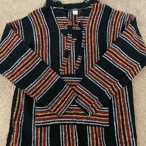 Earthbound Trading Company Red/Yellow/Black/White  “Drug Rug”